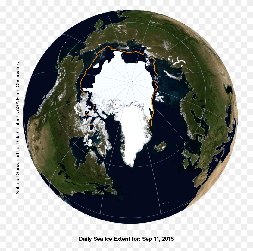 738x771 North Pole Center Arctic Sea Ice Extent 2012, Planet, Outer Space, Astronomy HD PNG Download