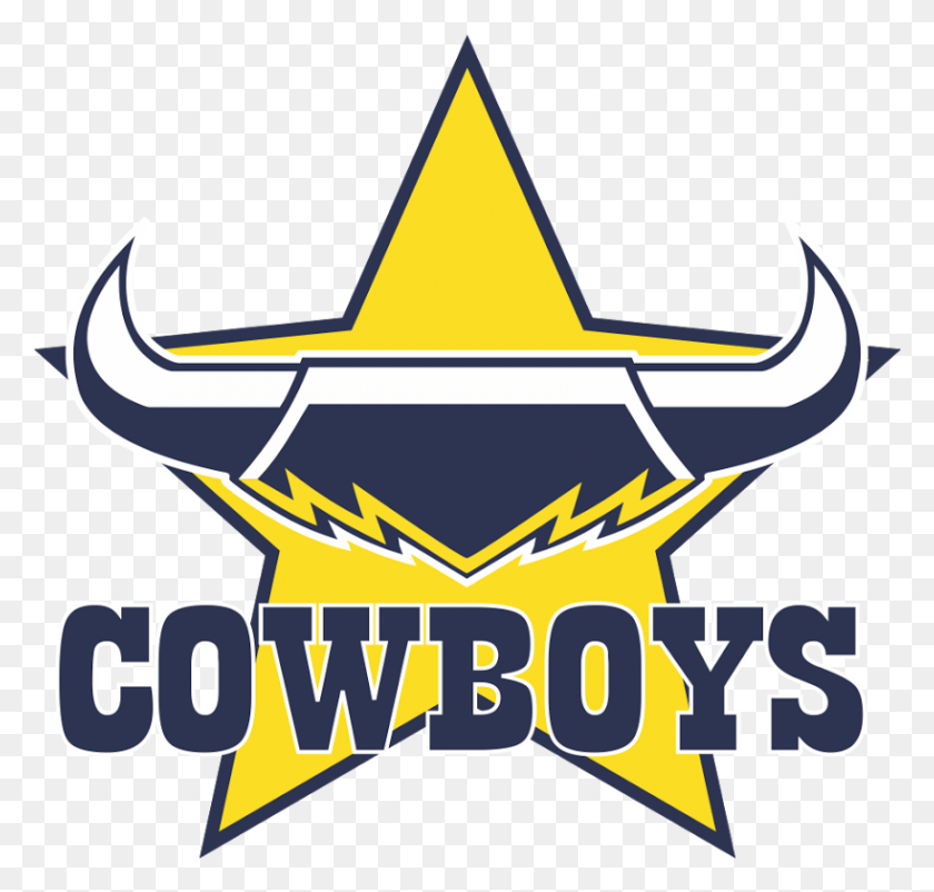 819x780 Descargar Png North Queensland Cowboys Logo, North Queensland Cowboys Png