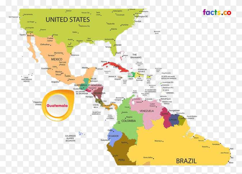 1432x1001 Карта Северной И Южной Америки Гватемала Карта Северной Америки, Диаграмма, Атлас, Участок Hd Png Скачать