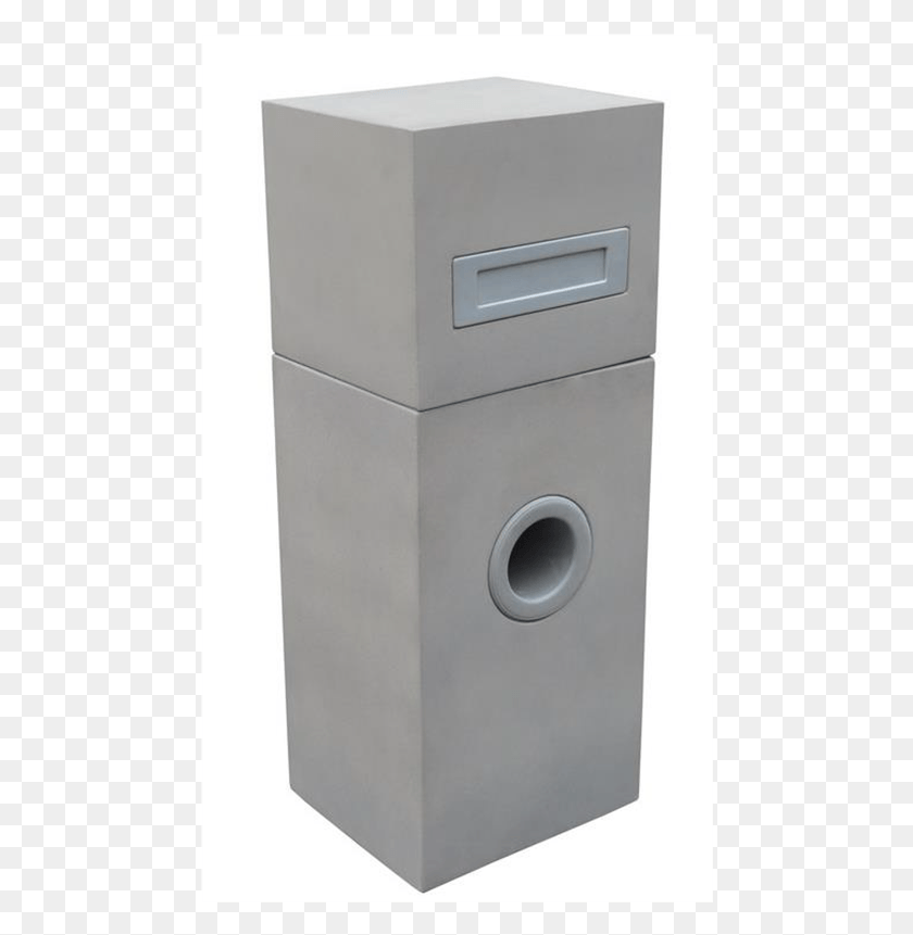 472x801 Northcote Pottery 35 X 90cm Grey Metro Pillar Letterbox Northcote Pottery Grey Metro Pillar Letterbox, Mailbox, Postbox, Public Mailbox HD PNG Download