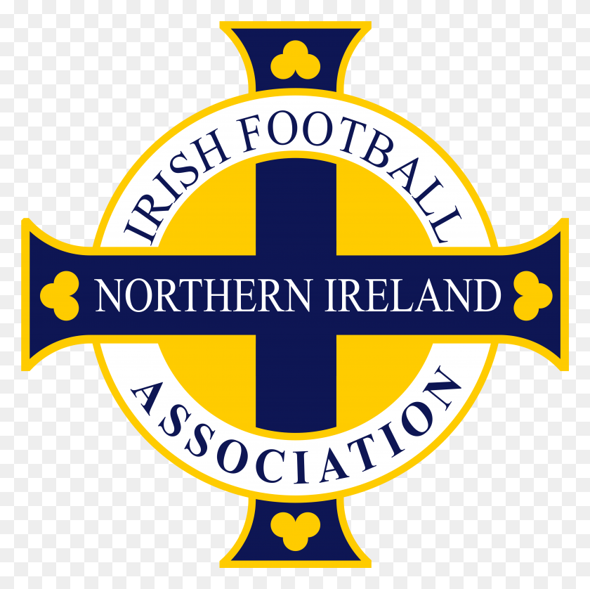 4989x4978 Northern Ireland National Football Team Logo Crest Irish Fa, Symbol, Trademark, Badge HD PNG Download