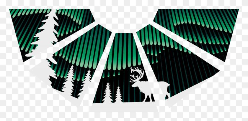 975x439 Northern Lights Village, Laponia, Northern Lights Village, Logo, Arrow, Símbolo Hd Png