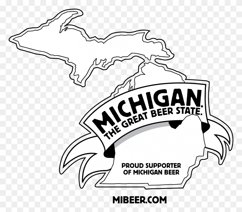 1679x1457 Northern Michigan Brewery Traverse City Right Brain Michigan Beer Logo, Advertisement, Poster, Plot HD PNG Download