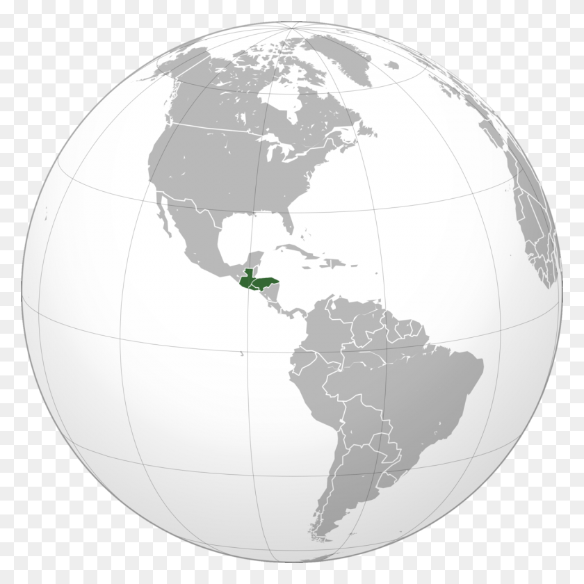 1200x1200 Northern Triangle Of Central America Central America Globe, Soccer Ball, Ball, Soccer HD PNG Download