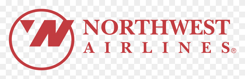 2331x635 Descargar Png Northwest Airlines Logotipo, Northwest Airlines, Número, Símbolo, Texto Hd Png