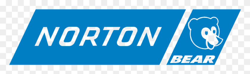 1175x288 Descargar Png Norton Bear Logo Norton Abrasives, Word, Texto, Número Hd Png