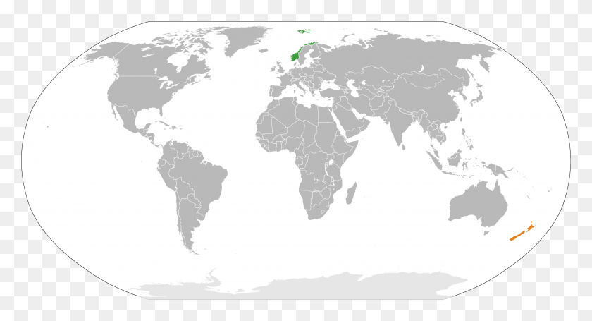 3556x1805 Norway New Zealand Locator Canada To Bangladesh Map, Diagram, Plot, Atlas HD PNG Download