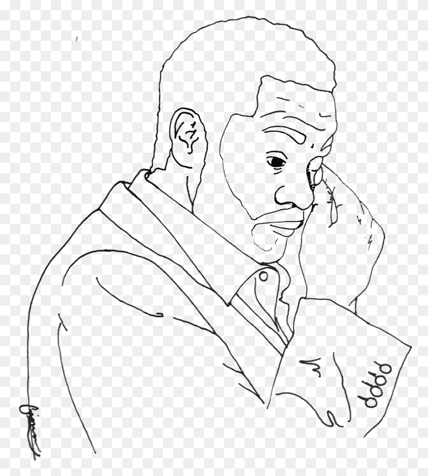 1351x1517 Nose Drawing Black Person Line Art, Human, Hoodie, Sweatshirt HD PNG Download