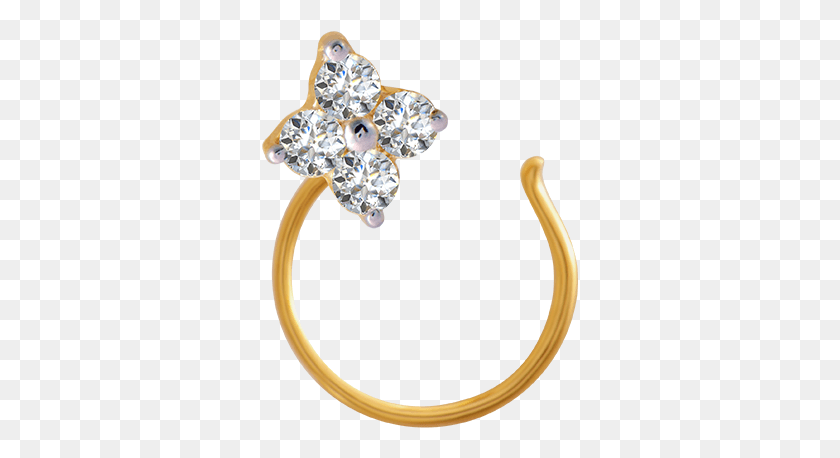 317x398 Nose Pin Engagement Ring, Accessories, Accessory, Jewelry Descargar Hd Png