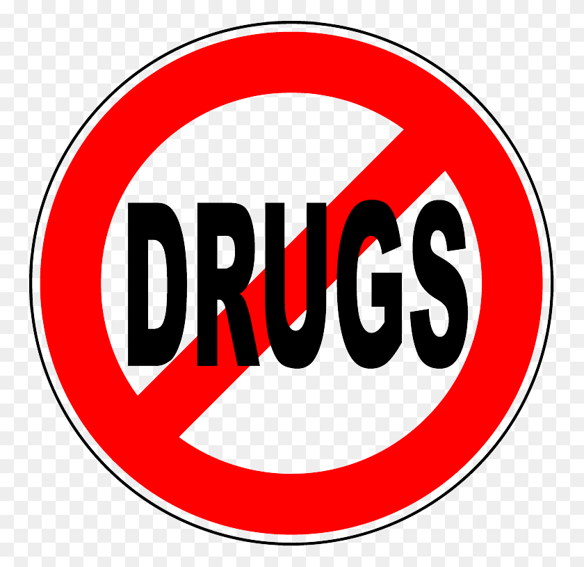 755x755 Not Drugs, Symbol, Sign, Road Sign HD PNG Download