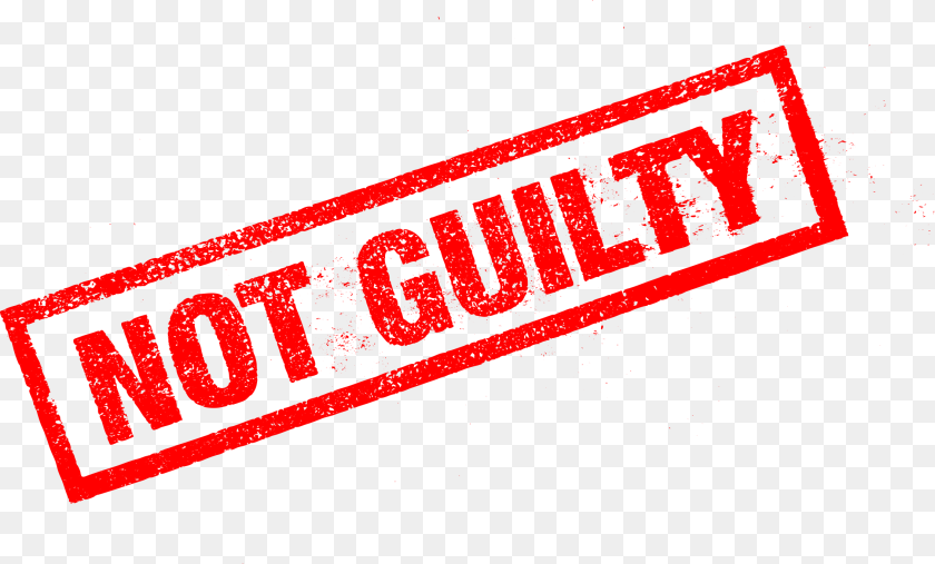 Not Guilty Stamp 1 Rejected With No Background, Sticker, Logo, Dynamite, Weapon Transparent PNG