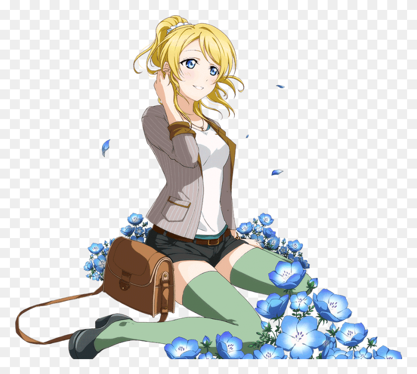 905x806 Not Idolized Love Live Eli Render, Comics, Book, Person HD PNG Download