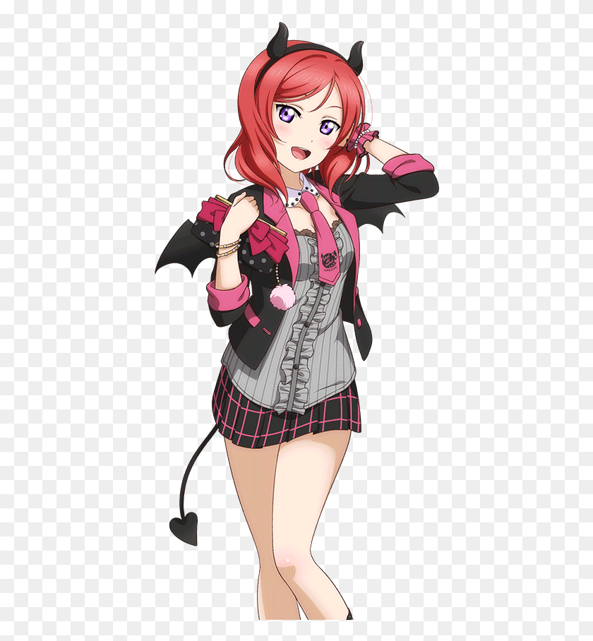 404x848 Not Idolized Love Live Maki Devil, Clothing, Apparel, Person HD PNG Download