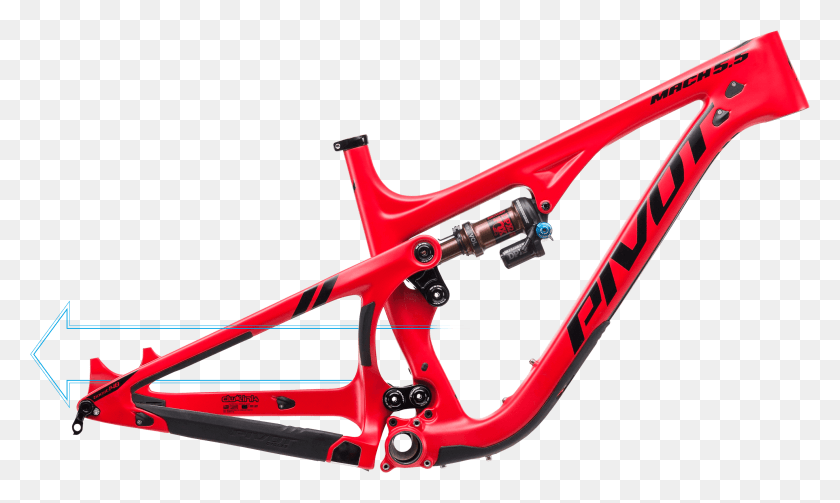 2706x1537 Not Require Any Levers Buttons Or Gadgets To Be The Pivot Mach 5.5 Frame, Pedal, Tool, Suspension HD PNG Download