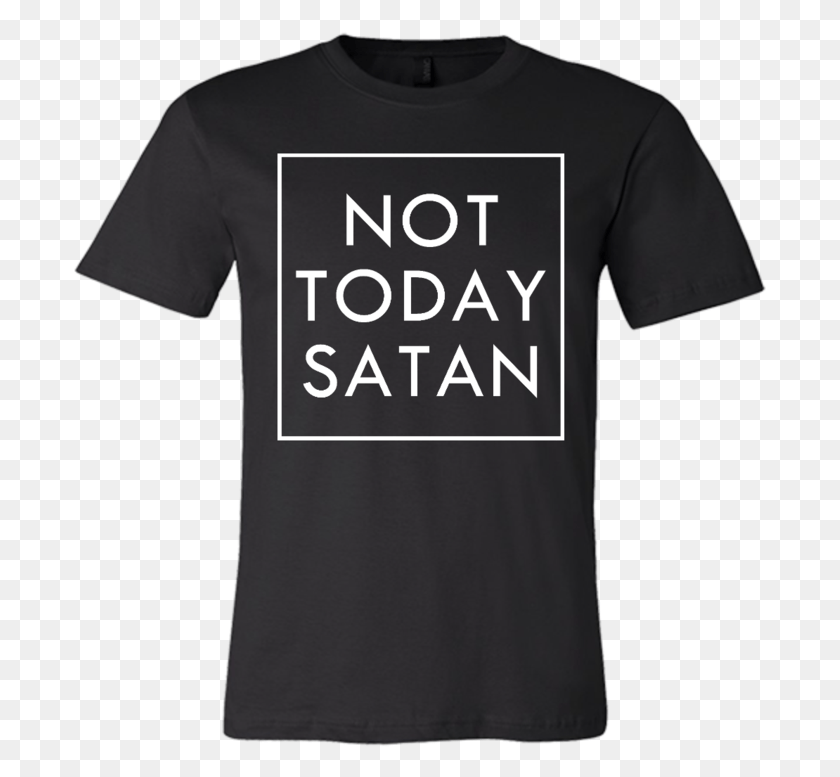 694x717 Not Today Satan Free English Nerd Shirts, Clothing, Apparel, T-shirt HD PNG Download