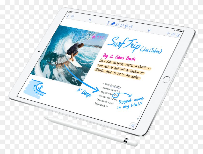 1491x1110 Notability Combine Handwriting Photos Audio And Typing Apple Ipad Pro, Computer, Electronics, Tablet Computer HD PNG Download