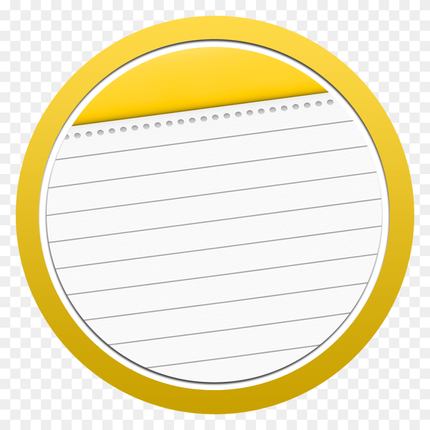 1024x1024 Note Icon Notes Icon, Text, Word HD PNG Download