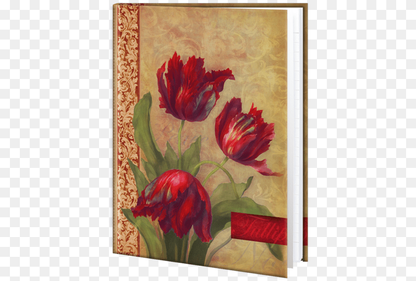 405x569 Notebook A5 Argus Spirlov Seit Blok Tullip, Art, Painting, Floral Design, Graphics Clipart PNG