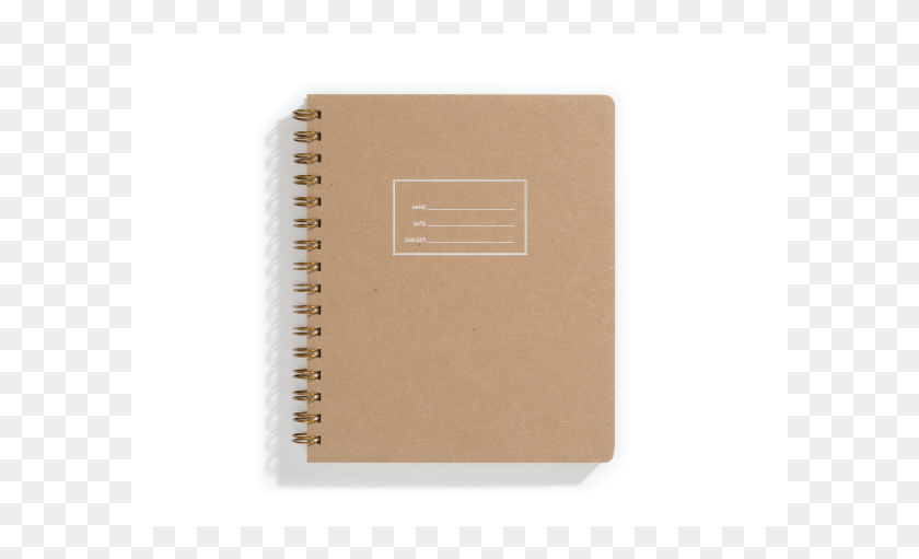 601x451 Descargar Png Notebook Kraft Brown Sketch Pad, Texto, Diario, Buzón Hd Png