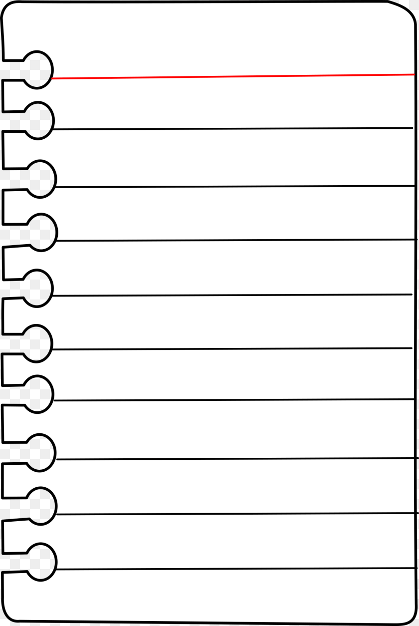 1608x2400 Notebook Paper Notebook Images Download, Page, Text Clipart PNG