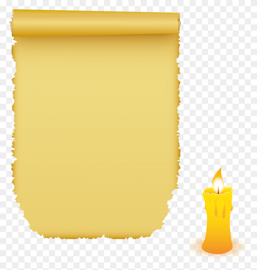 3002x3179 Notebook Picture, Candle, Scroll HD PNG Download