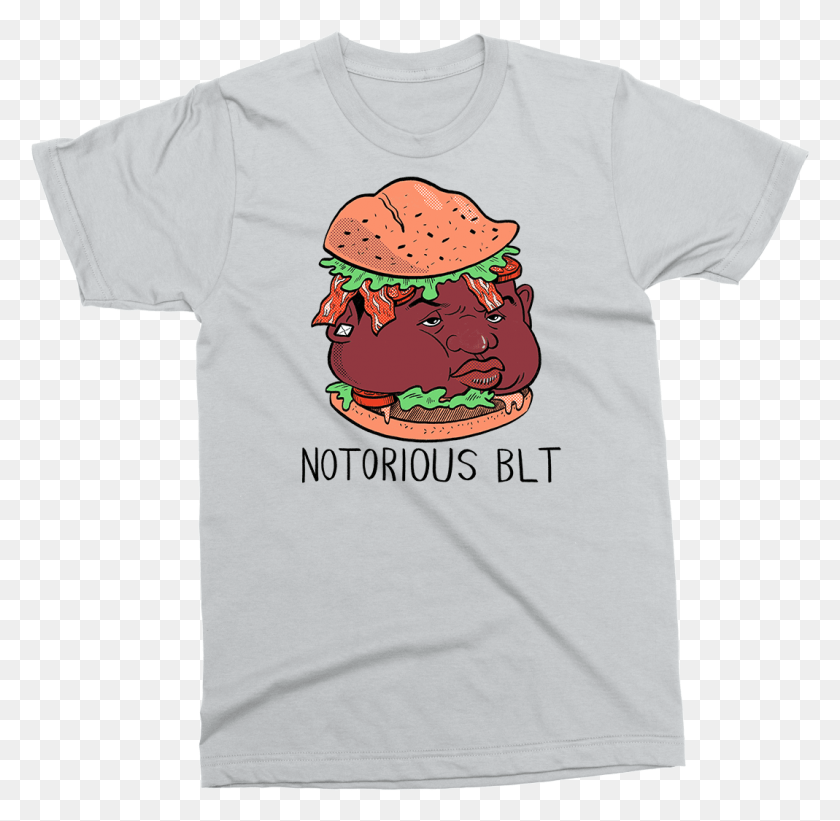 1069x1043 Notorious Blt T Shirt Knife, Clothing, Apparel, Burger HD PNG Download