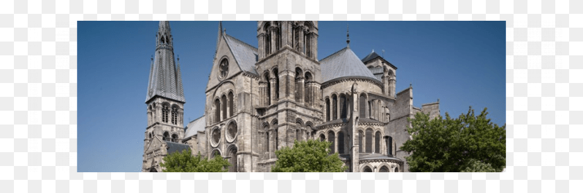 1920x540 Notre Dame En Vaux, Cathedral, Church, Architecture HD PNG Download