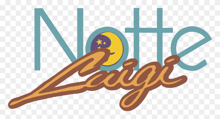 2354x1196 Notte Luigi Logo Transparent Vector Graphics, Text, Symbol, Alphabet HD PNG Download