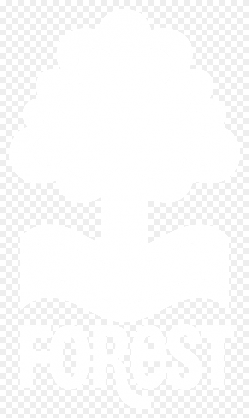 1343x2331 Логотип Футбольного Клуба Ноттингем Форест Черно-Белый Логотип Tiff Белый, Трафарет, Символ Hd Png Скачать
