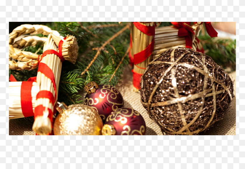 1024x683 Nov Christmas Background With Baubles And Craft, Ornament, Tree, Plant HD PNG Download