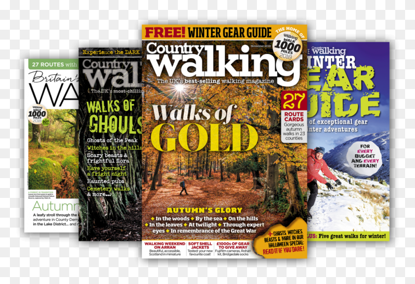 947x625 Nov Issue Splay Big Canvas Copy Country Walking Magazine, Poster, Advertisement, Flyer HD PNG Download