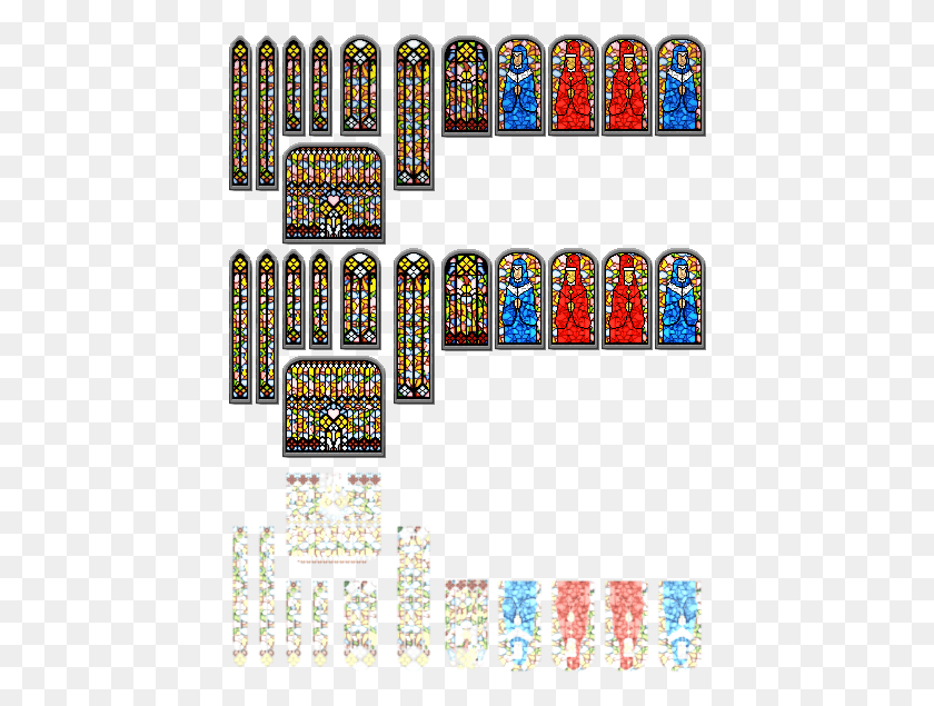 430x575 Nov Rpg Maker Mv Window, Stained Glass, Rug HD PNG Download