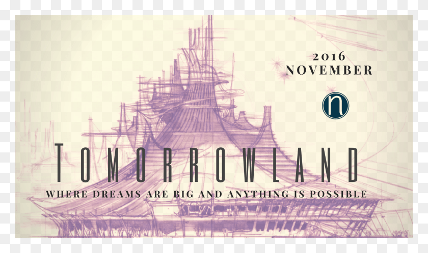 1920x1080 Nov Tomorrowland John Hench Space Mountain, Text HD PNG Download