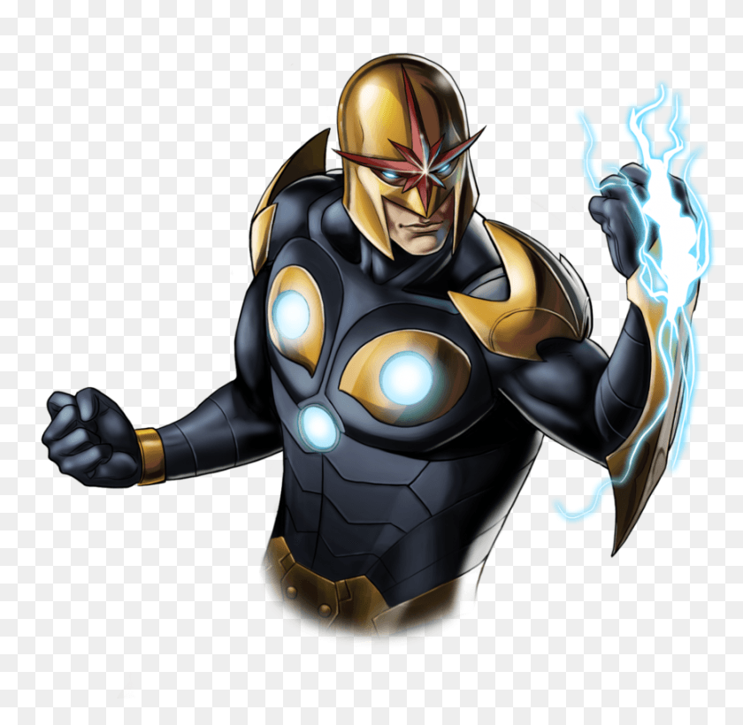 864x842 Descargar Png Nova Thanos Comics Personaje De Ficción Superhéroe Nova Corps Guardianes De La Galaxia, Casco, Ropa, Vestimenta Hd Png