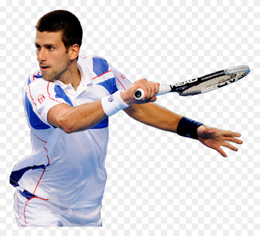 798x717 Novak Djokovic Clipart Novak Djokovic, Person, Human, Tennis Racket HD PNG Download