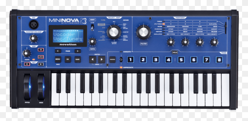 898x403 Novation Mininova, Electronics, Keyboard, Computer Keyboard HD PNG Download