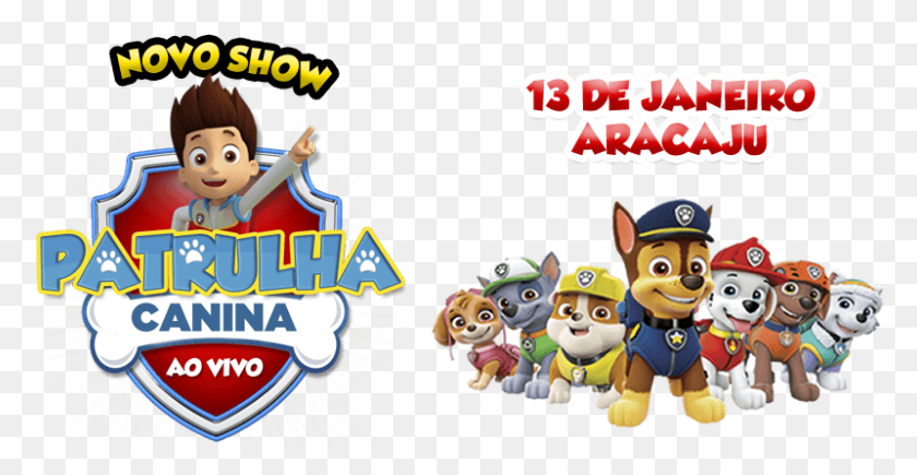800x385 Novo Show Patrulha Canina Extra Magibook Paw Patrol, Text, Label, Super Mario HD PNG Download