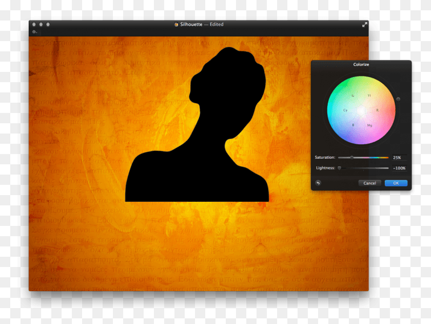 1142x837 Now Duplicate The Layer Model And Rename It To Silhouette Silhouette, Sphere, Monitor HD PNG Download