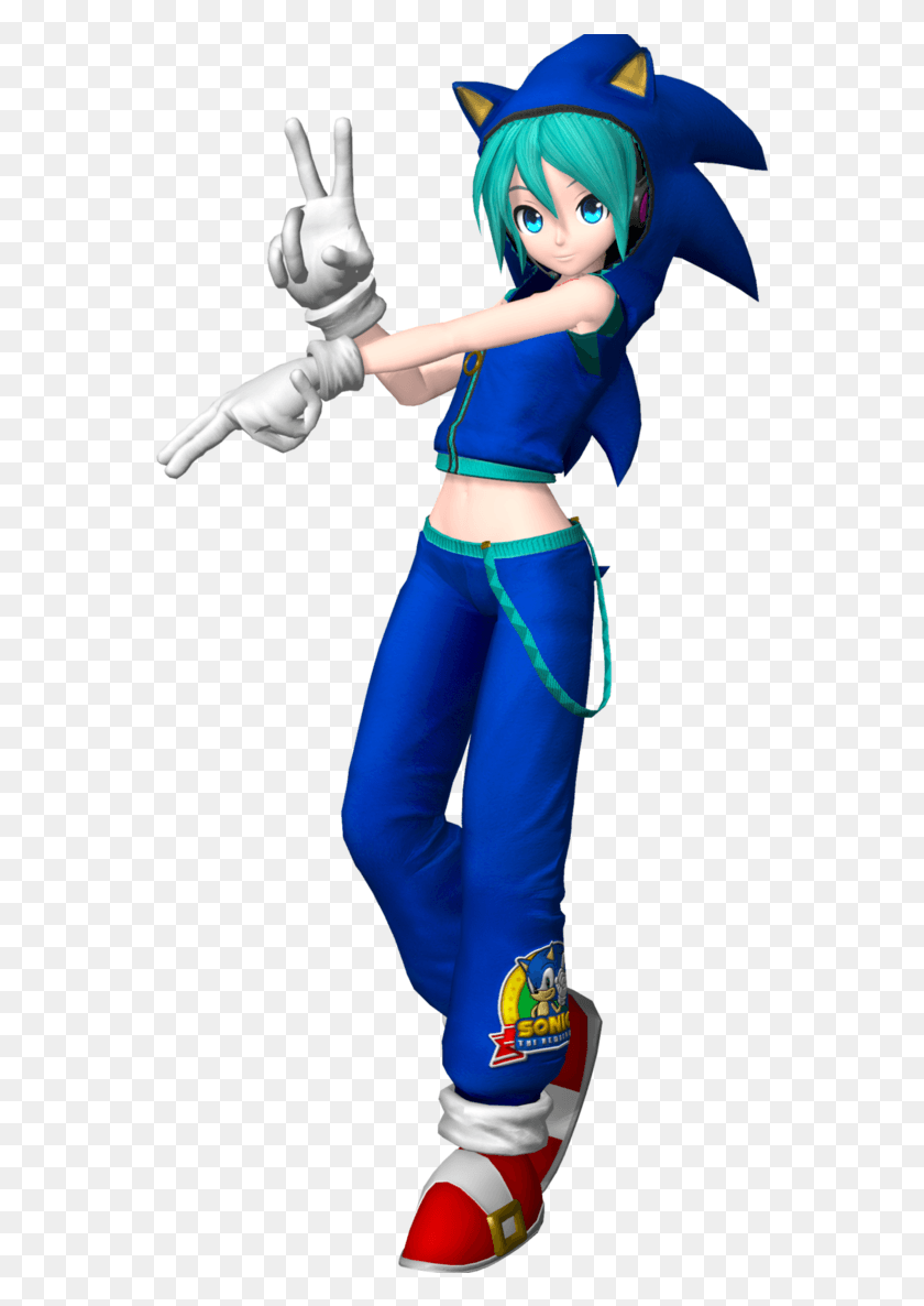 559x1126 Now Let Me Show You The Best Hatsune Miku Sonic Style, Person, Human, Clothing HD PNG Download