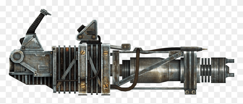2304x893 Now Now Your Both Pretty Fallout Gatling Laser, Machine, Weapon, Weaponry HD PNG Download