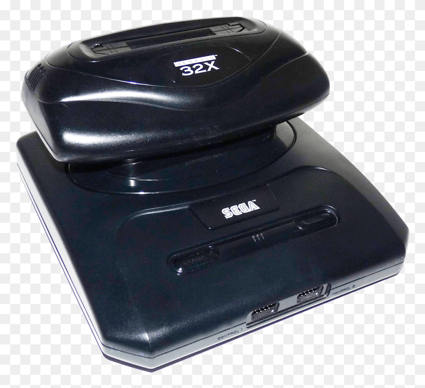 972x880 Now Take The 32x And Plug It Into The Sega Genesis Sega Mega Drive, Electronics, Camera, Cd Player HD PNG Download