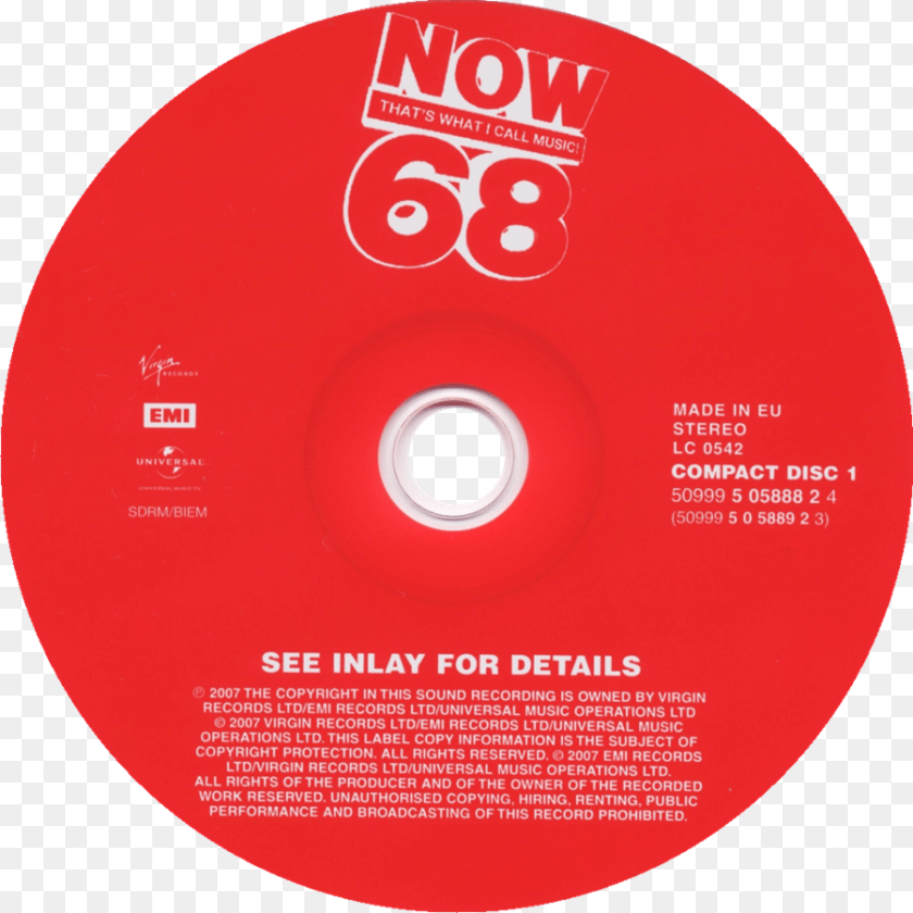 Now That39s What I Call Music 68 Cd, Disk, Dvd Transparent PNG