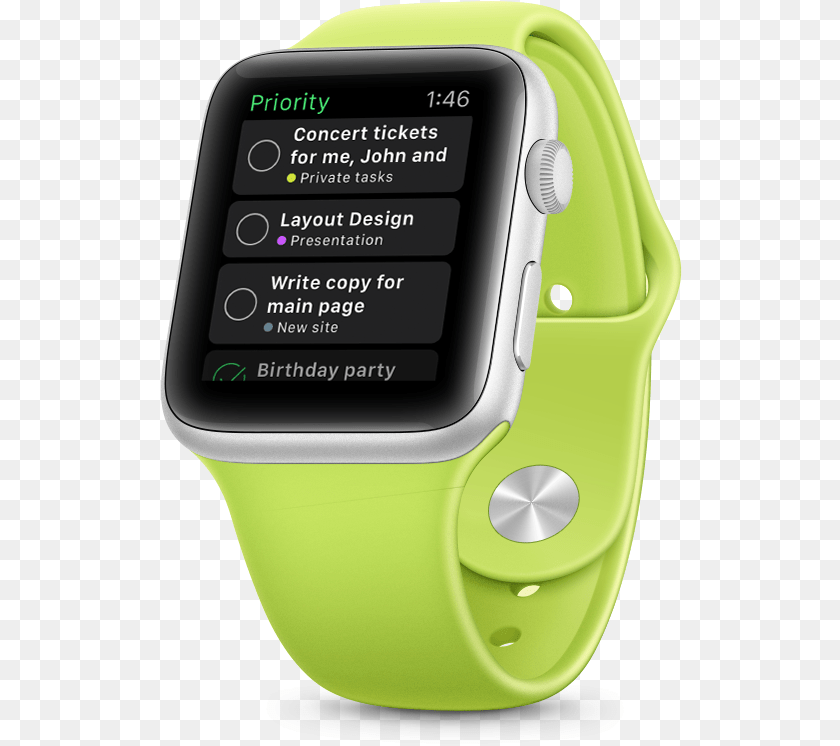 Nozbe For Apple Watch Watch, Wristwatch, Arm, Body Part, Person Transparent PNG