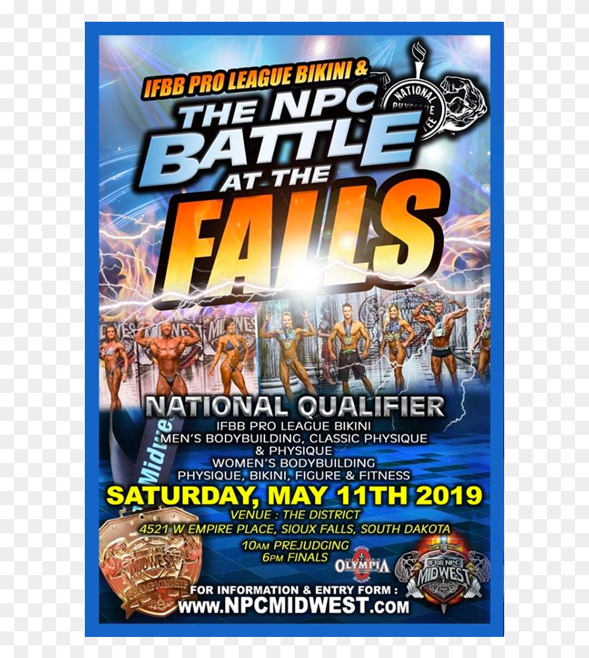 599x878 Npc Battle At The Falls Sioux Falls Sd Npc, Poster, Advertisement, Flyer HD PNG Download