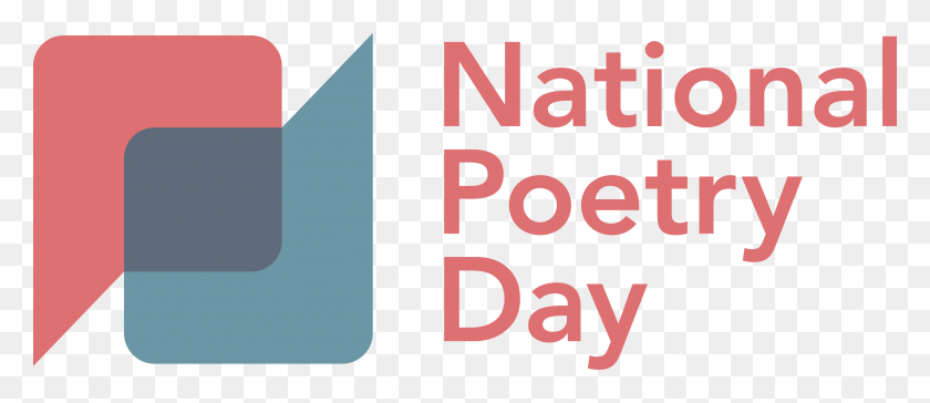 2693x1050 Npd Logo Colour Landscape National Poetry Day Logo, Text, Number, Symbol HD PNG Download