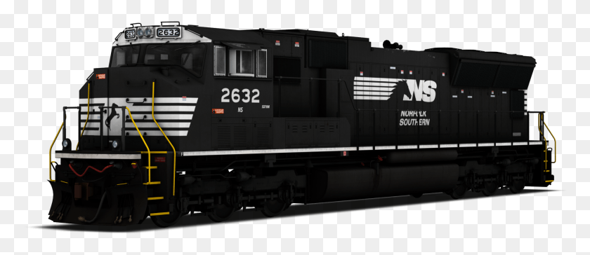 1895x739 Ns Notched Nose Sd70m Locomotive Locomotive, Train, Vehicle, Transportation HD PNG Download