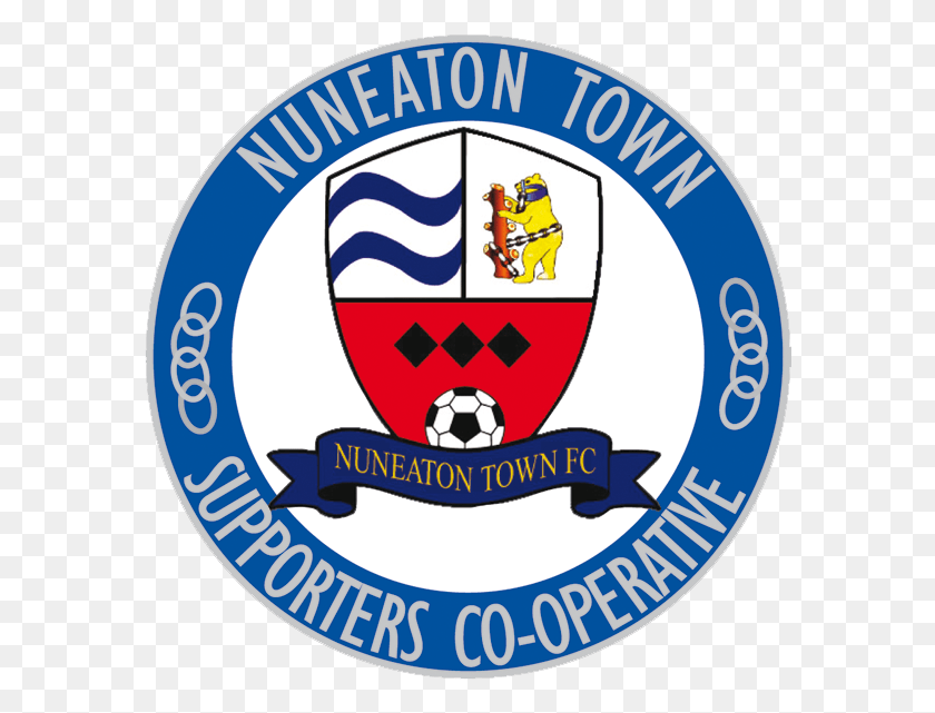 582x581 Descargar Png Ntsc Nuneaton Town Fc, Logotipo, Símbolo, Marca Registrada Hd Png