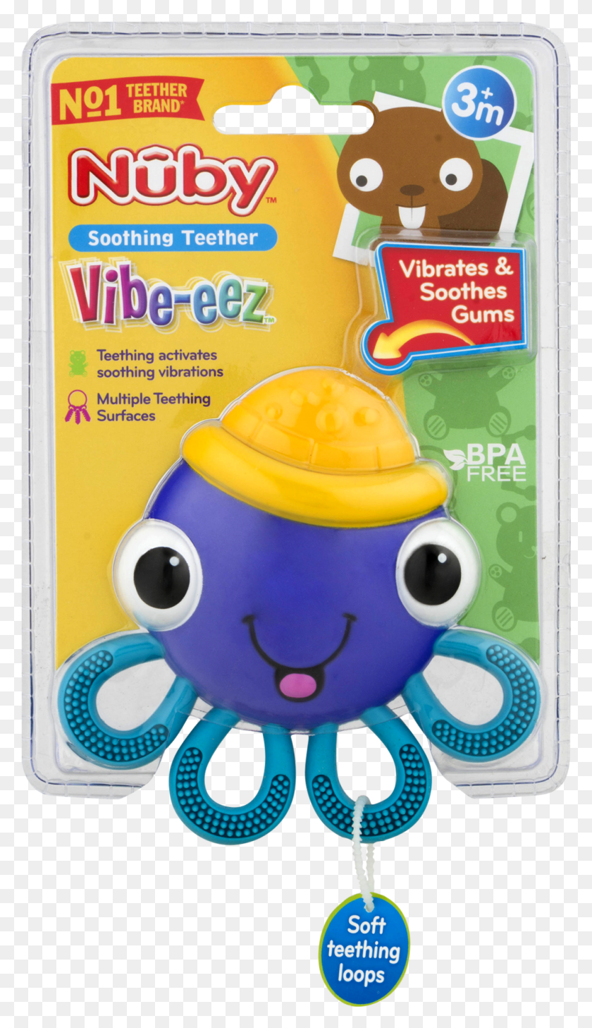 1005x1801 Nuby Vibe Vibrating Teethers, Toy, Food, Advertisement HD PNG Download