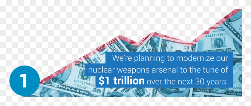 994x375 Nuclear Missile Us Nuclear Weapons Money, Dollar, Text, Paper HD PNG Download