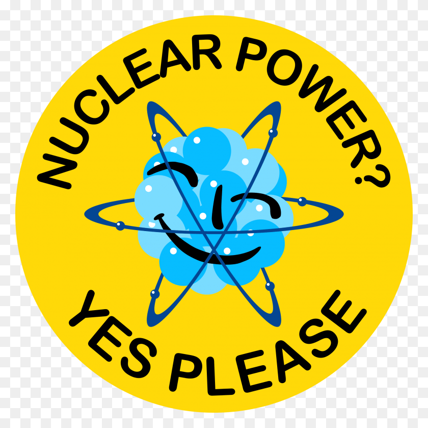 2000x2000 Nuclear Power Yes, Logo, Symbol, Trademark HD PNG Download